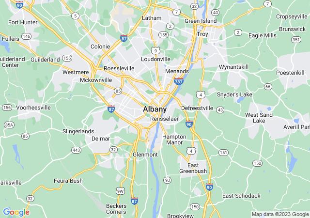 Google Map image for Albany, New York