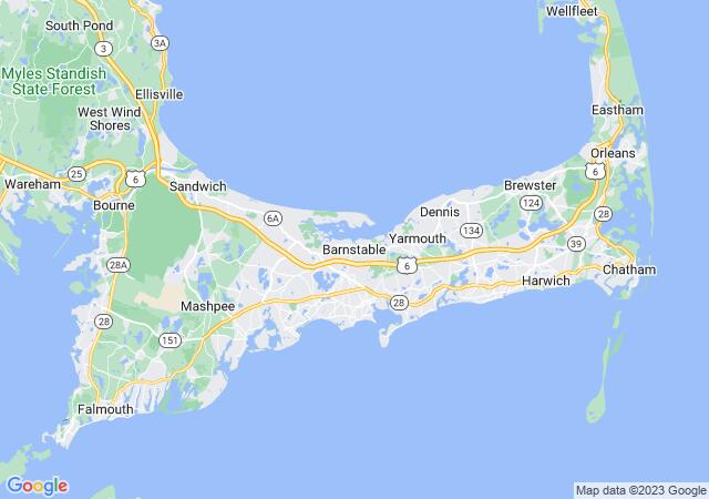 Google Map image for Barnstable, Massachusetts