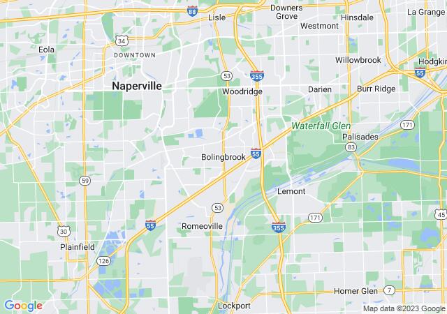 Google Map image for Bolingbrook, Illinois