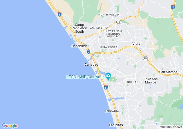 Google Map image for Carlsbad, California