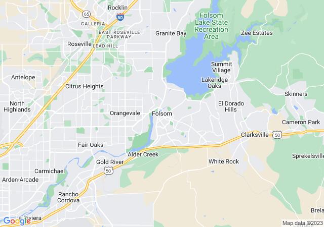 Google Map image for Folsom, California