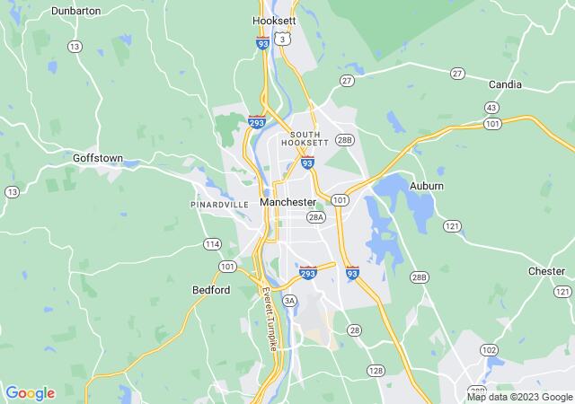 Google Map image for Manchester, New Hampshire