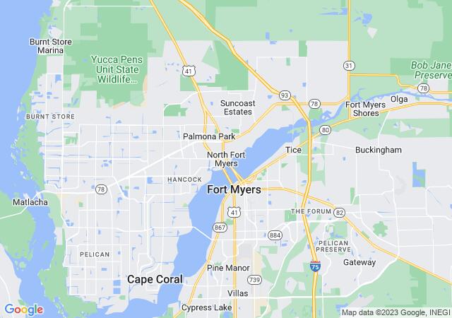 Google Map image for North Fort Myers, Florida