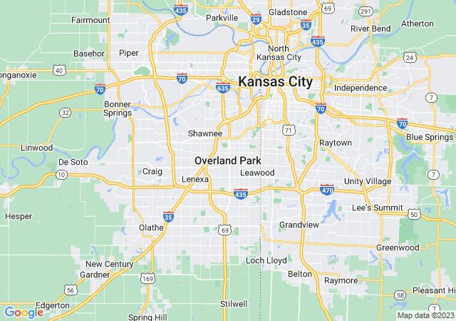 Google Map image for Overland Park, Kansas