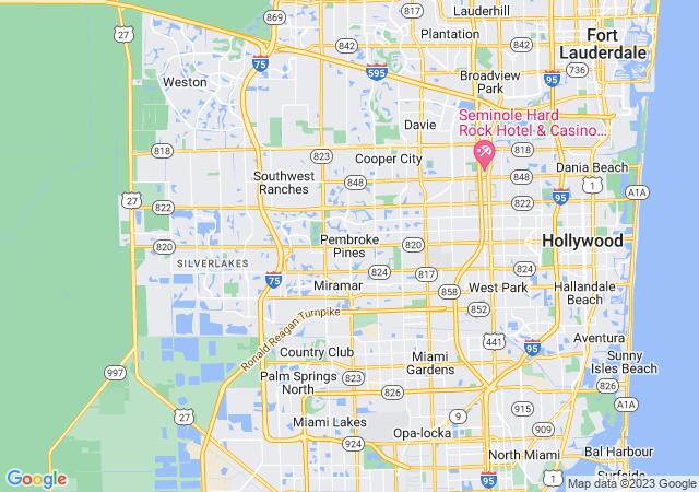 Google Map image for Pembroke Pines, Florida