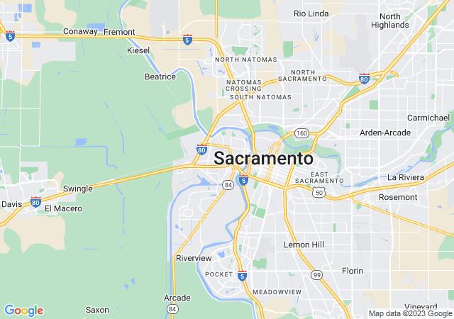 Google Map image for West Sacramento, California