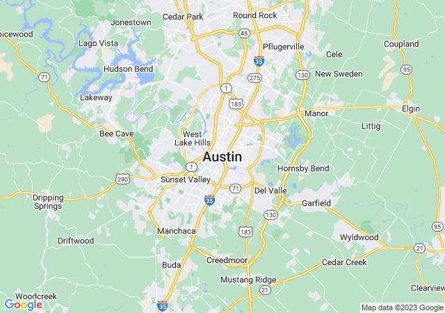 Google Map image for Austin, Texas