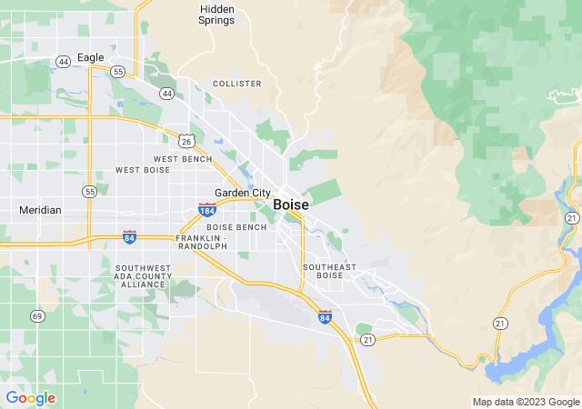 Google Map image for Boise, Idaho