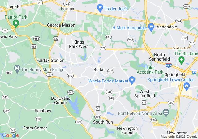 Google Map image for Burke, Virginia