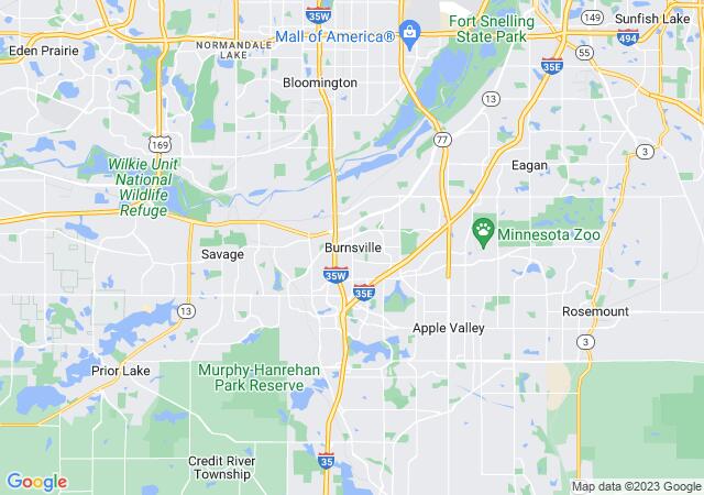 Google Map image for Burnsville, Minnesota