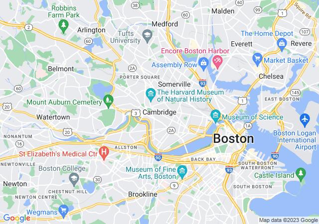 Google Map image for Cambridge, Massachusetts