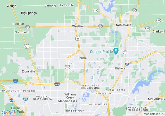 Google Map image for Carmel, Indiana