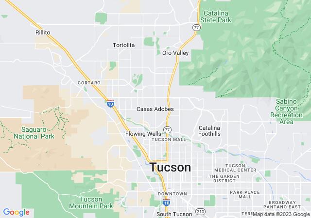 Google Map image for Casas Adobes, Arizona