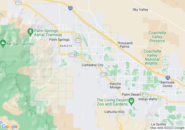 Google Map image for Cathedral City, California