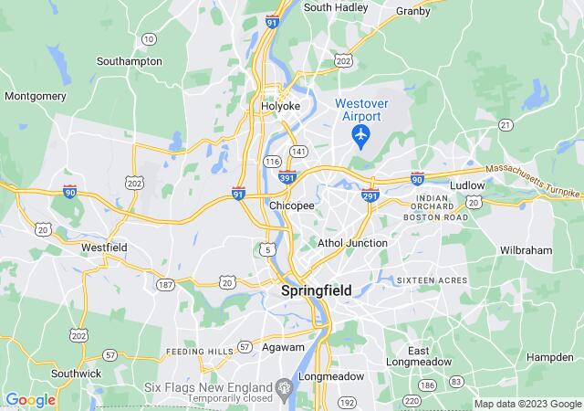Google Map image for Chicopee, Massachusetts