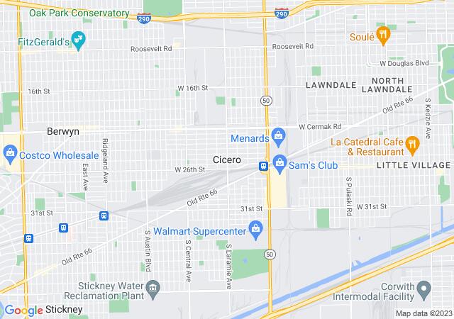 Google Map image for Cicero, Illinois