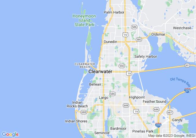 Google Map image for Clearwater, Florida