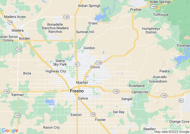Google Map image for Clovis, California