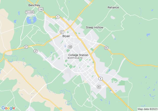 Google Map image for College Station, Texas