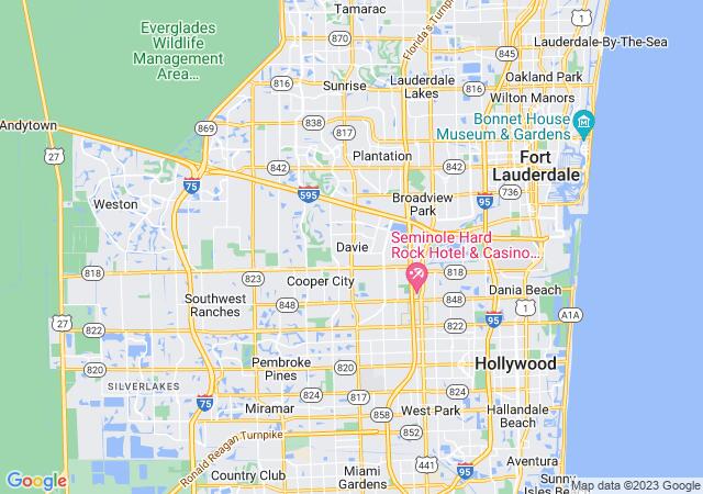 Google Map image for Davie, Florida