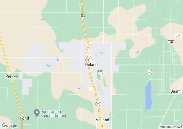 Google Map image for Delano, California