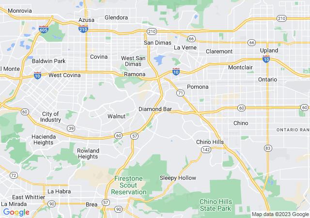 Google Map image for Diamond Bar, California