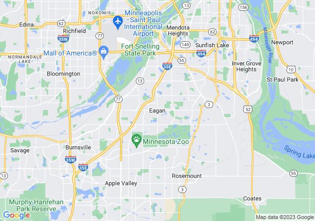 Google Map image for Eagan, Minnesota