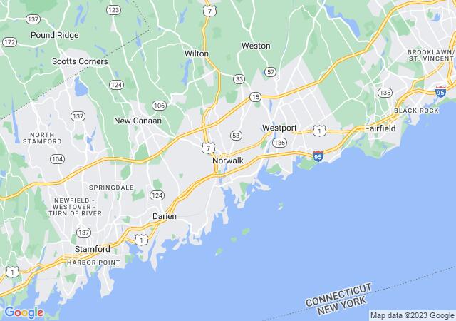 Google Map image for East Norwalk, Connecticut