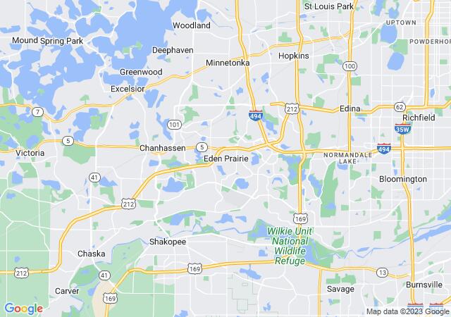 Google Map image for Eden Prairie, Minnesota