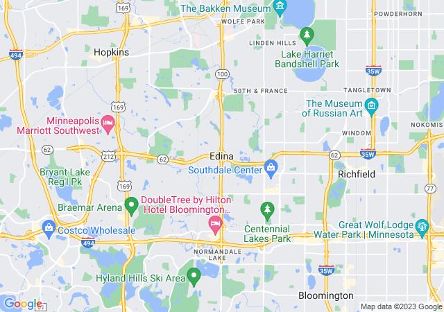 Google Map image for Edina, Minnesota