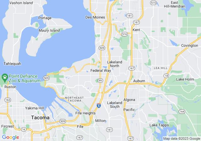 Google Map image for Federal Way, Washington