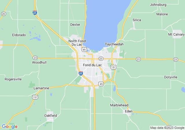 Google Map image for Fond du Lac, Wisconsin