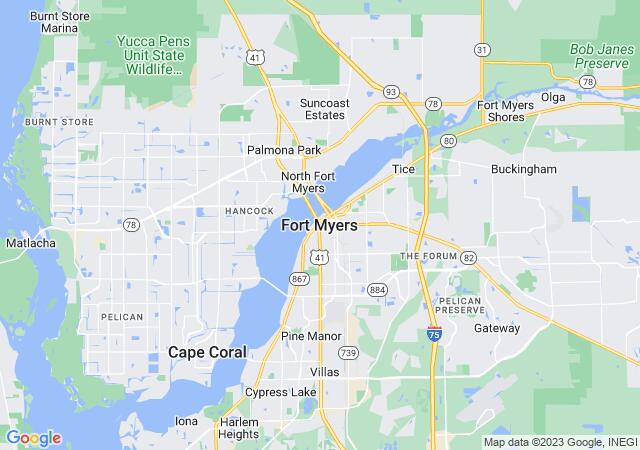 Google Map image for Fort Myers, Florida