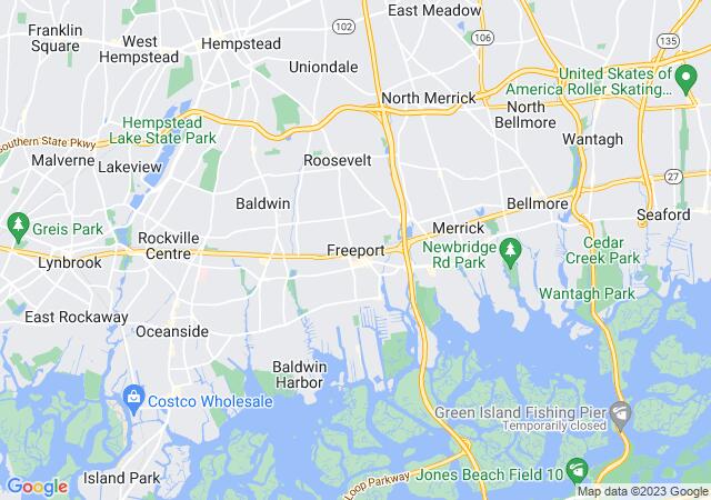 Google Map image for Freeport, New York