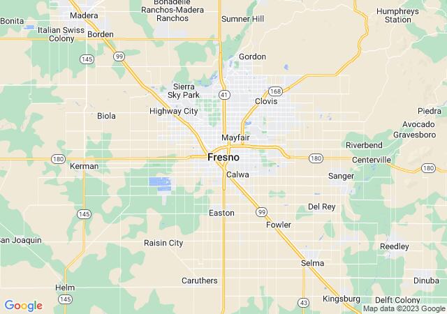 Google Map image for Fresno, California