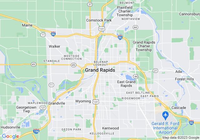 Google Map image for Grand Rapids, Michigan