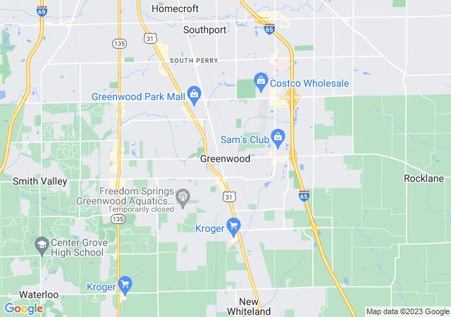 Google Map image for Greenwood, Indiana
