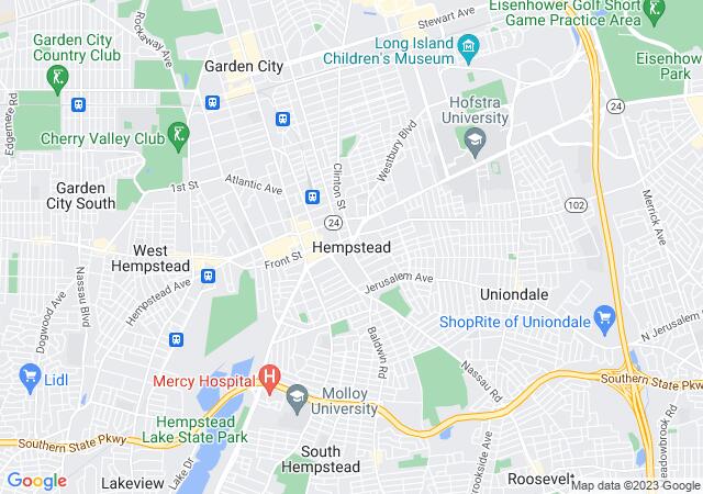 Google Map image for Hempstead, New York