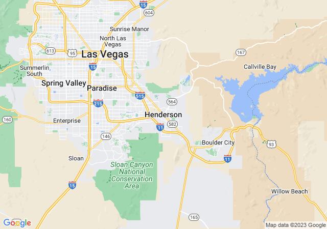Google Map image for Henderson, Nevada