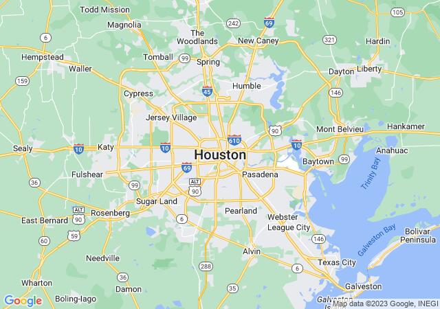 Google Map image for Houston, Texas