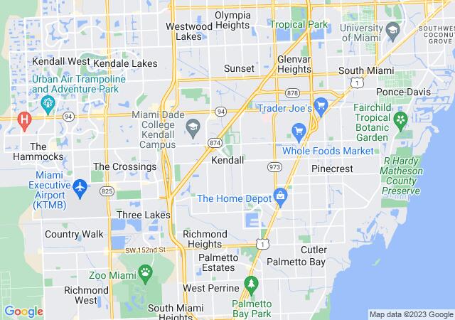 Google Map image for Kendall, Florida
