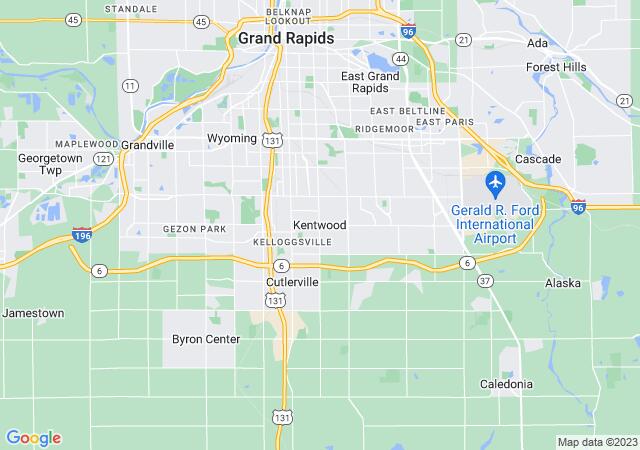 Google Map image for Kentwood, Michigan