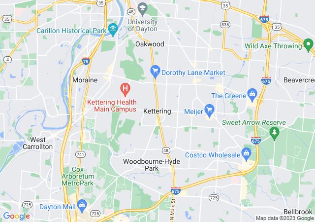 Google Map image for Kettering, Ohio