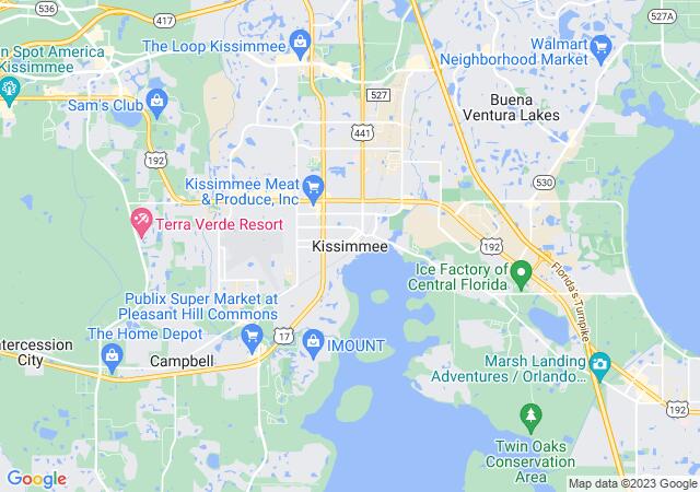Google Map image for Kissimmee, Florida