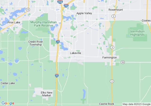 Google Map image for Lakeville, Minnesota