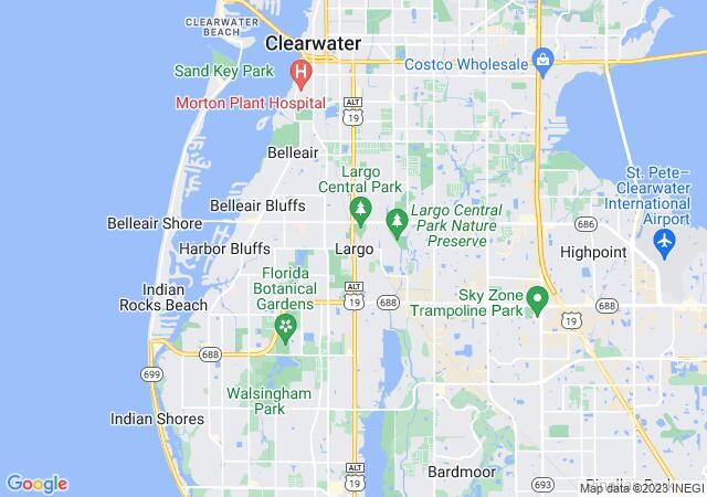 Google Map image for Largo, Florida