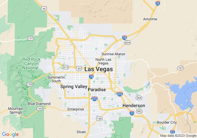 Google Map image for Las Vegas, Nevada