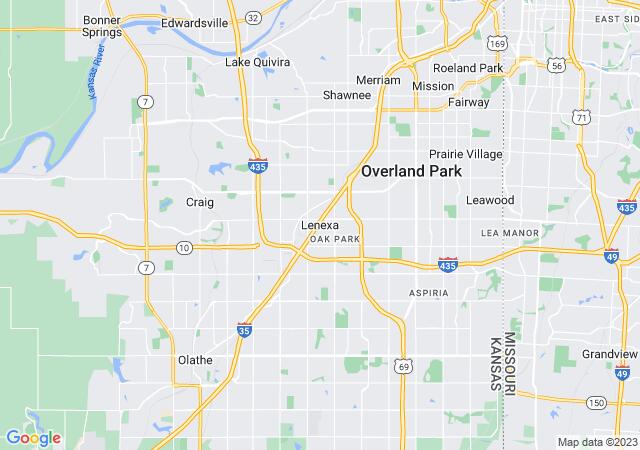 Google Map image for Lenexa, Kansas