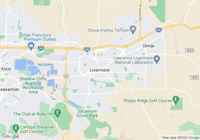 Google Map image for Livermore, California