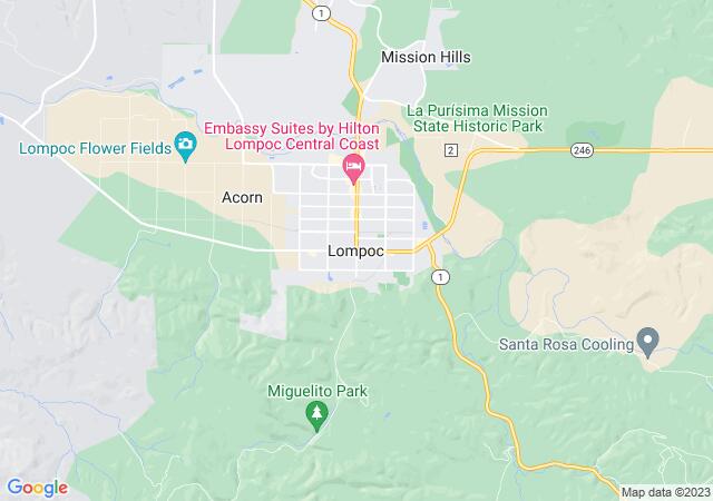 Google Map image for Lompoc, California